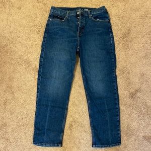 OLD NAVY Extra High Rise Sky-Hi Straight Jeans Size 12